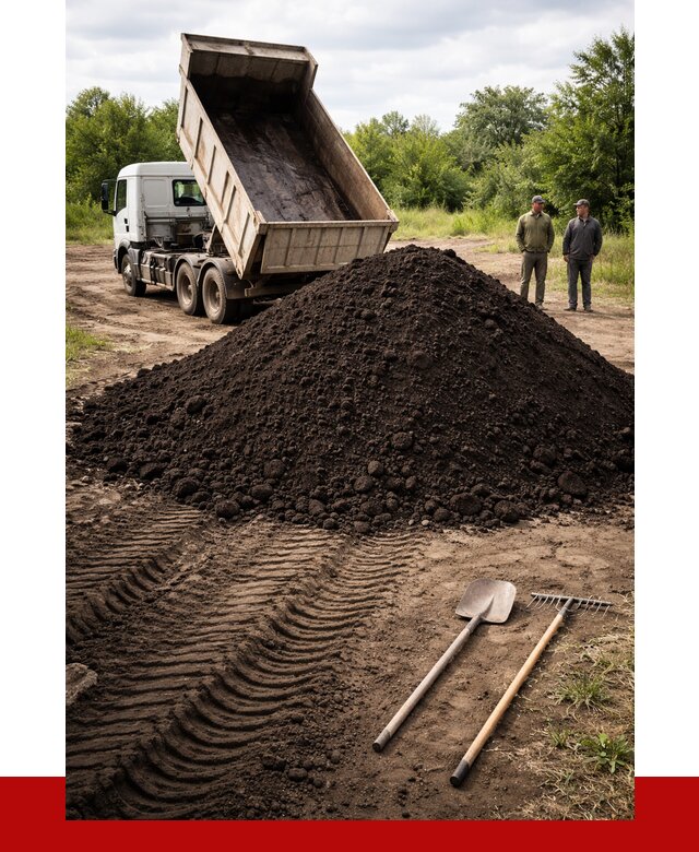 Купить чернозем навалом в Кинешме от 1213 р. за куб | ПРОНЕРУДКнш