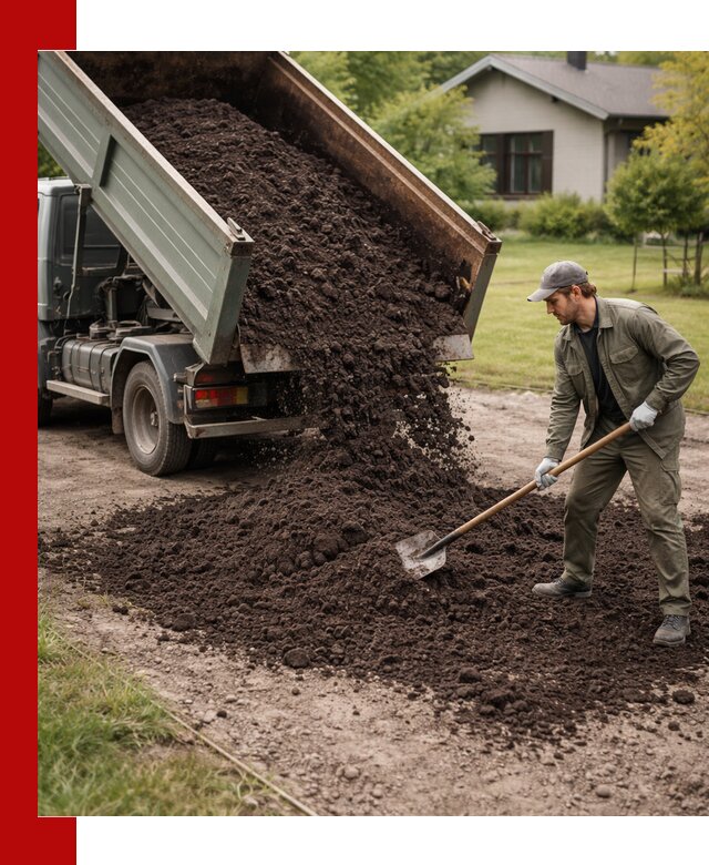 Чернозем для газона с доставкой в Кинешме быстро и качественно