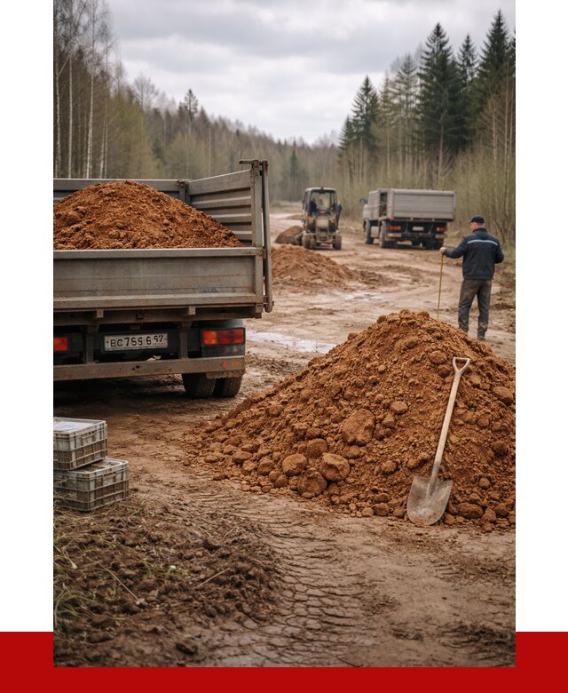 Глина и суглинки в Кинешме от 4548 р. за куб | ПРОНЕРУДКнш