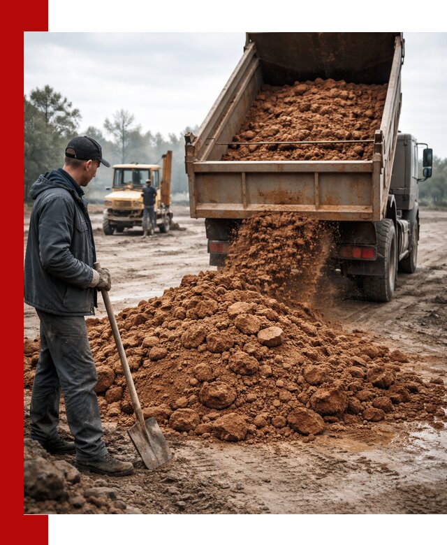 Глина для засыпки в Кинешме с доставкой самосвалами