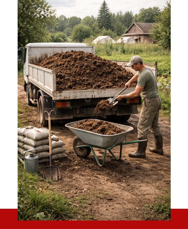 Купить коровий навоз с доставкой в Кинешме от 1819 р. | ПРОНЕРУДКнш