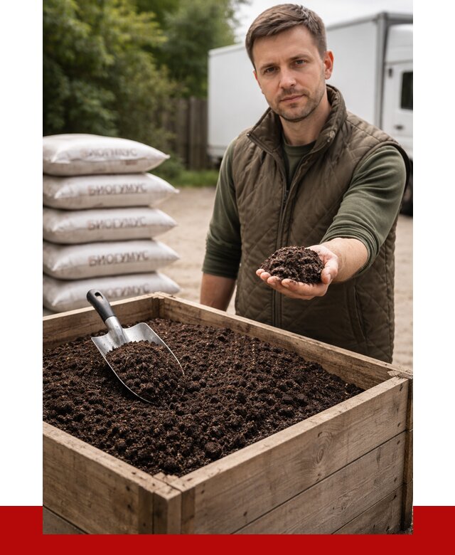 Купить биогумус в Кинешме с доставкой от 8591 р. за куб | ПРОНЕРУДКнш