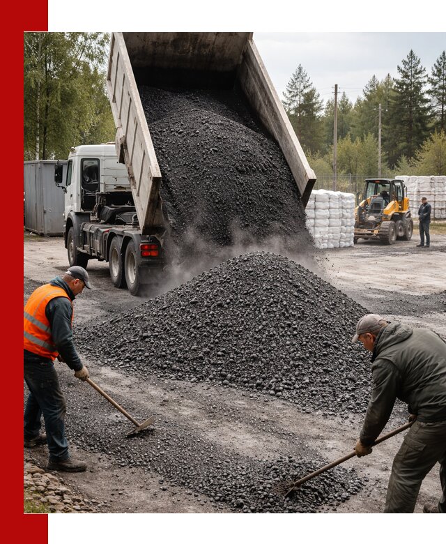 Доставка и продажа асфальтного гранулята в Кинешме