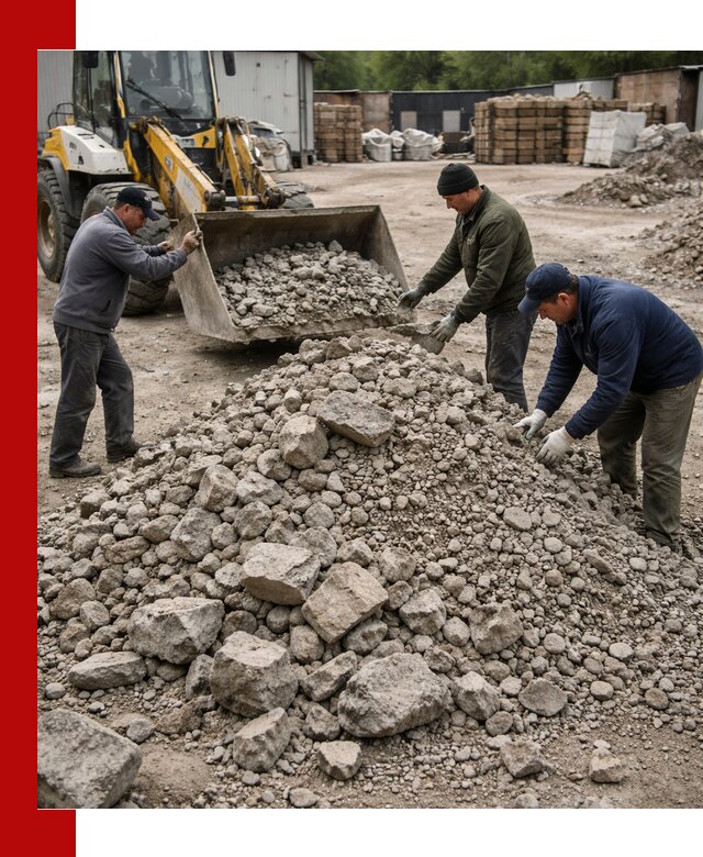 Демонтаж и вывоз бой бетона в Кинешме