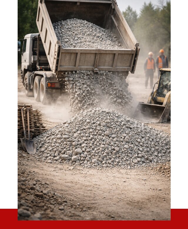 Купить дробленый бетон в Кинешме от 1718 р./куб | ПРОНЕРУДКнш