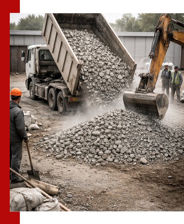 Доставка дробленого бетона в Кинешме оптом и в розницу