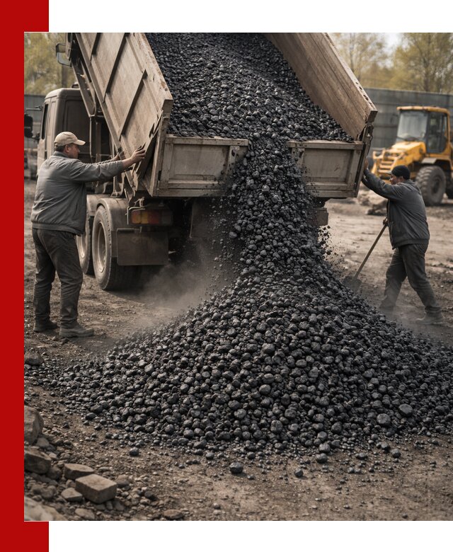 Доставка угля семечка самосвалами в Кинешме