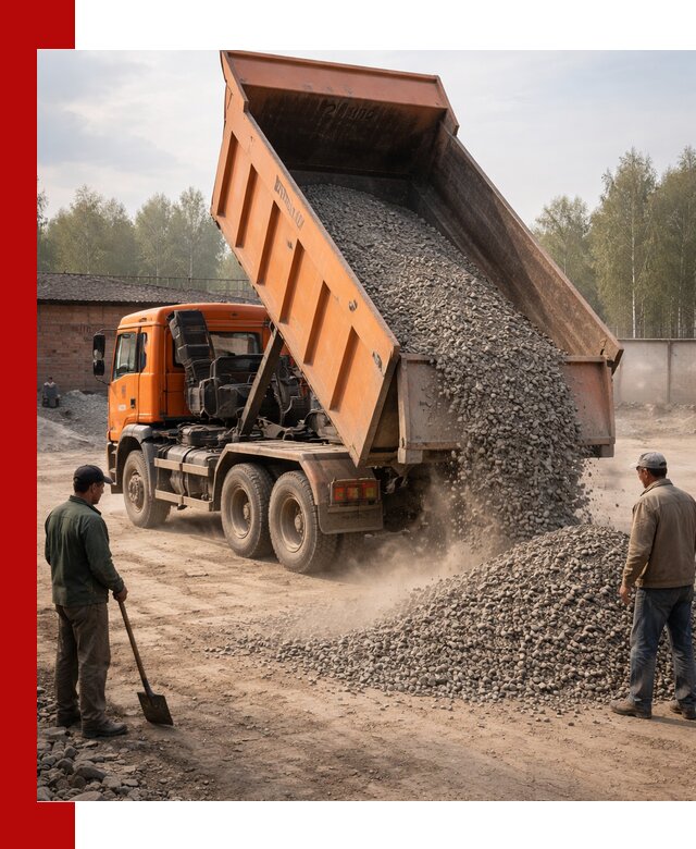 Доставка самосвалом 20 м3 в Кинешме быстро и надежно