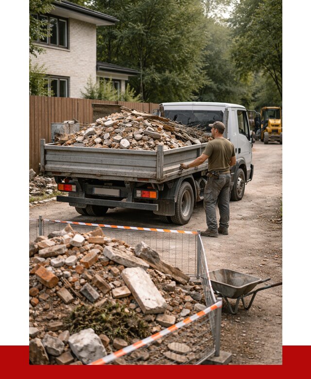 Вывоз строительного мусора с погрузкой в Кинешме от 7580 р | ПРОНЕРУДКнш