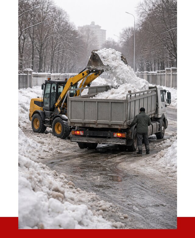 Вывоз снега с погрузкой в Кинешме от 3537 р. ПРОНЕРУДКнш