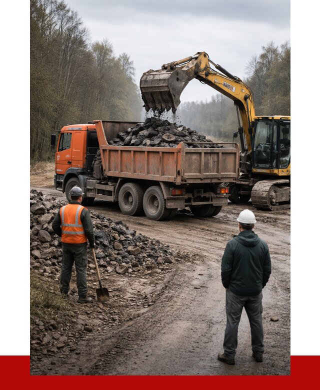 Вывоз асфальта в Кинешме от 4548 р. самосвалом ПРОНЕРУДКнш