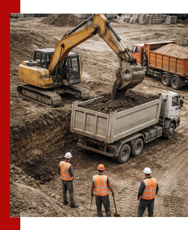 Разработка грунта для строительства и благоустройства в Кинешме