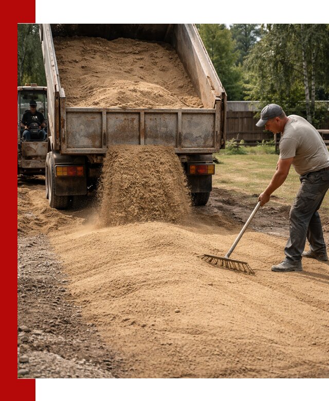 Отсыпка участка песком в Кинешме быстро и качественно