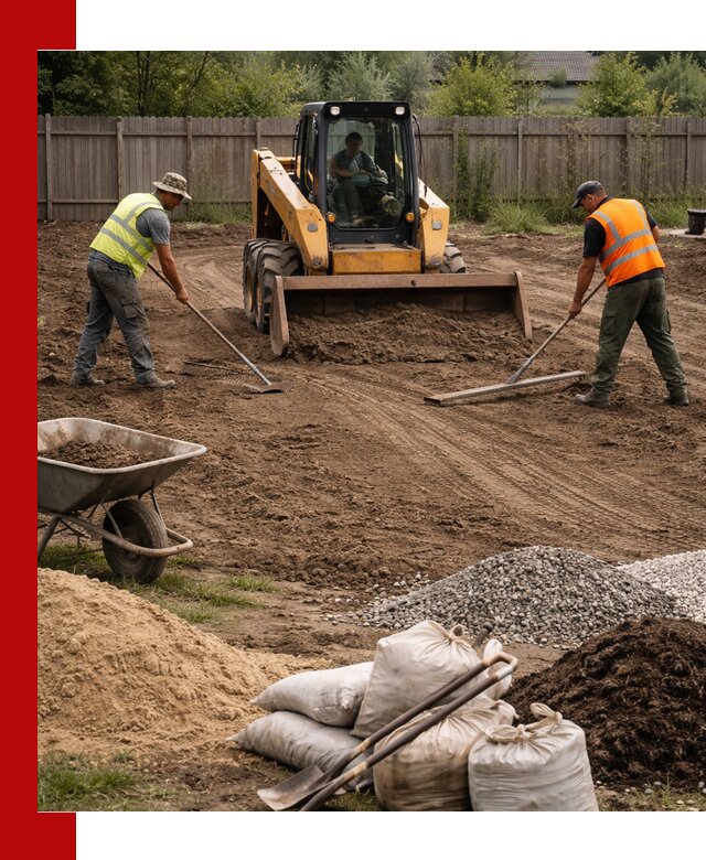 Выравнивание участка под строительство и благоустройство в Кинешме